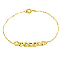 دستبند طلا 18 عیار زنانه گالری طلای مریم اکرمی مدل 757