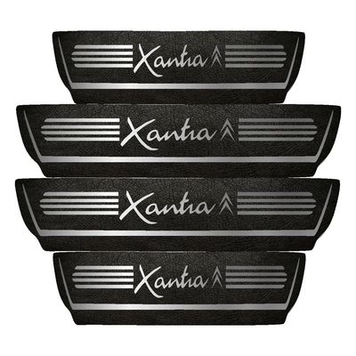  برچسب پارکابی خودرو مهدیار طرح چرم کد pka1045 مناسب برای زانتیا بسته 4  عددی