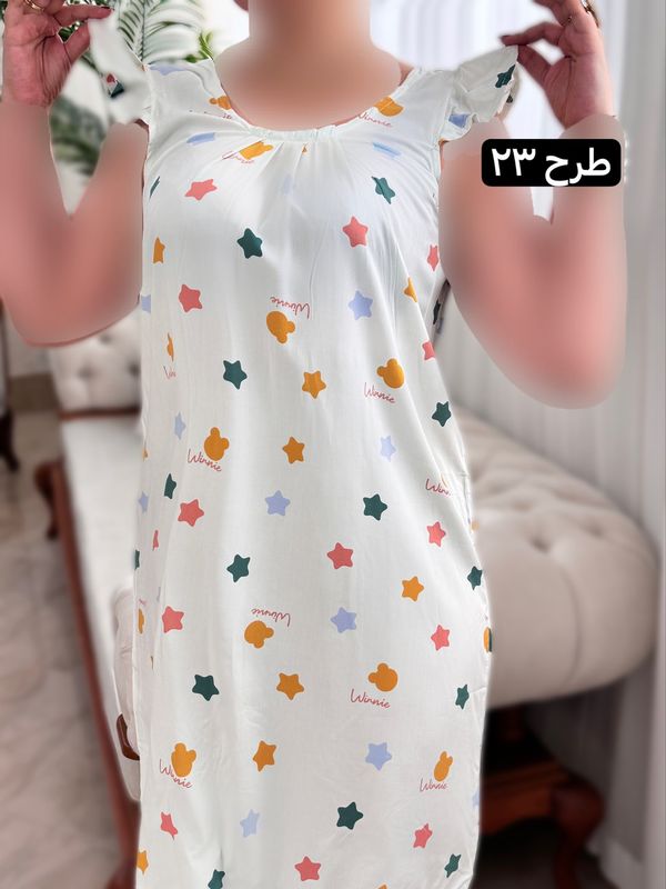 پیراهن نخی ساتینا 2042