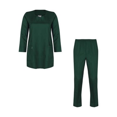 ست روپوش و شلوار اتاق عمل زنانه مدل اسکراب کد38034