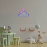 چراغ دیواری نئون دیزاین طرح Cloud-Vs-Moon_MLC