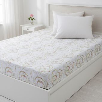 ملحفه نخ پنبه انگلیش هوم مدل Pastel یک نفره سایز 240x160 سانتی‌متر