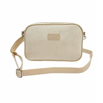 کیف رودوشی زنانه مدل کنفی دو زیپ کد 018