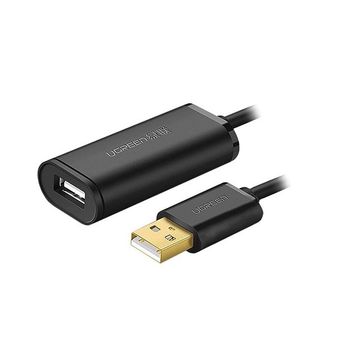 کابل افزایش طول (اکتیو) 2.0 USB یک سر نر یک سر ماده یوگرین مدل US121-10326 طول 30 متر