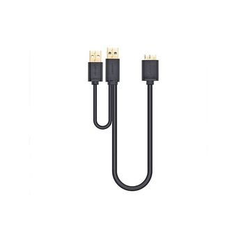 کابل هارد USB 3.0 همراه پورت تقویت کننده یوگرین مدل US140-10382 طول 1 متر