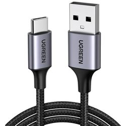 کابل شارژ و دیتا USB به USB-C یوگرین مدل US288-60128 طول 2 متر