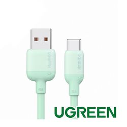 کابل شارژ Type-C یوگرین مدل US391-90208 طول 1 متر با جریان 6 آمپر