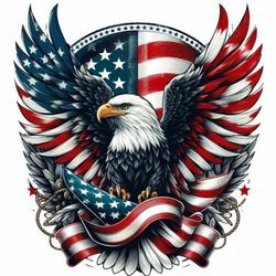 برچسب حرارتی لباس یا استیکر اتویی طرح عقاب