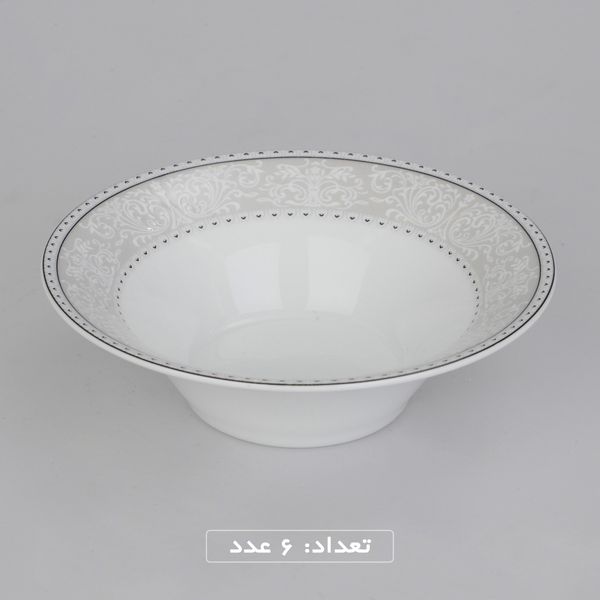 سرویس چینی 35 پارچه غذاخوری چینی زرین ایران طرح شهرزاد مدل ورونا درجه عالی