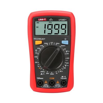 مولتی‌متر دیجیتال یونی-تی مدل UT33C+