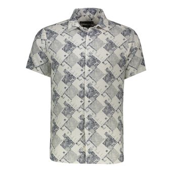 پیراهن آستین کوتاه یقه برگردان مردانه باینت مدل 830-3