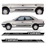 برچسب بدنه خودرو طرح TURBO LUX مناسب برای پژو 405