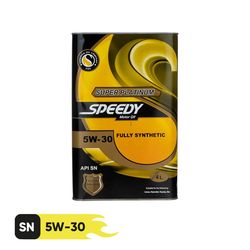 روغن موتور اسپیدی سوپر پلاتینیوم 5W-30 SN حجم 4 لیتر(فقط تعویض رایگان حضوری)