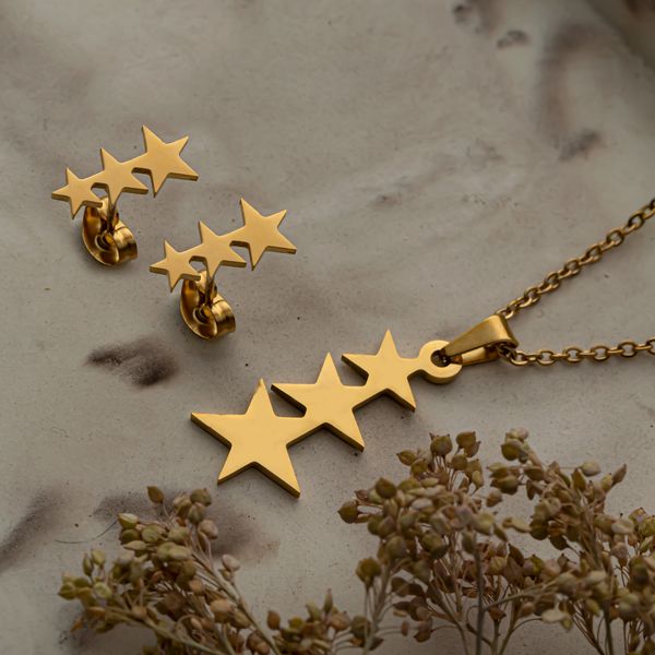 نیم ست زنانه مدل سه ستاره