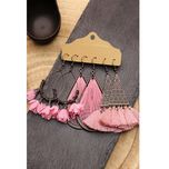 گوشواره آویز زنانه مدل MDSS-CH3975 بسته 3 عددی