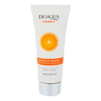 فوم شستشوی صورت بی آکوا مدل Vitamin C مناسب برای انواع پوست وزن 100 گرم