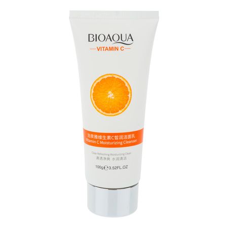 فوم شستشوی صورت بی آکوا مدل Vitamin C مناسب برای انواع پوست وزن 100 گرم