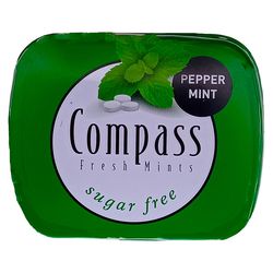 قرص خوشبو کننده دهان بدون شکر نعناع تند کامپس - 14 گرم بسته 50 عددی