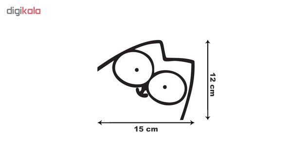 استیکر خودرو مدل Cat-07
