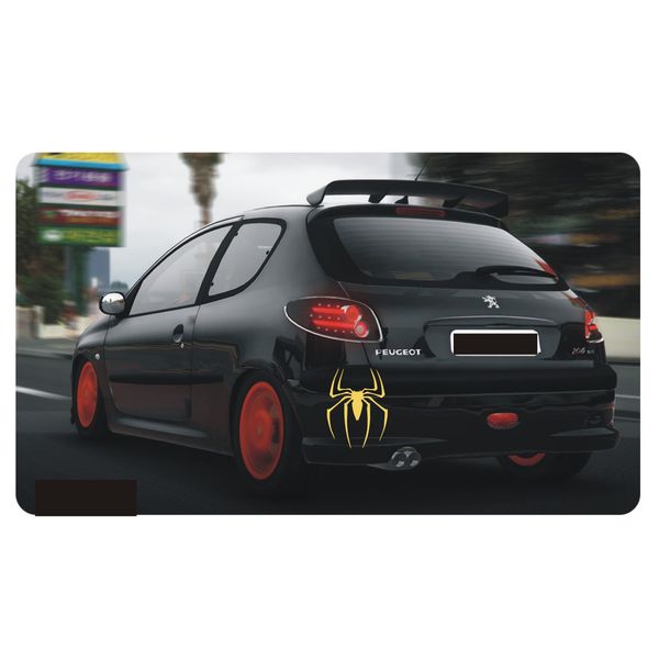 برچسب بدنه خودرو لیزارد مدل فانتزی طرح spider2 کد LZD-803