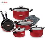 سرویس پخت و پز 10 پارچه زرساب مدل گرانیتا