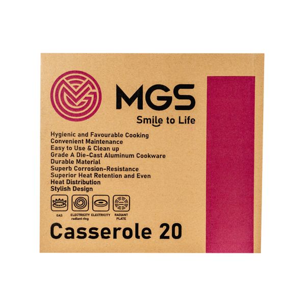 قابلمه گرانیت ام جی اس مدل فورج سایز 20