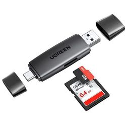 کارت‌خوان دو کاره USB 3.0 و Type-C یوگرین مدل CM304-80191