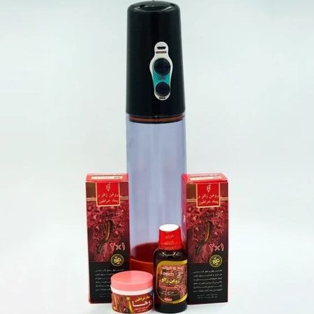 دستگاه بادکش وکیوم شارژی + روغن خراطین اصل
