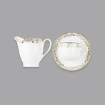 سرویس غذاخوری 102 پارچه 12 نفر چینی زرین ایران مدل گلستان سری ایتالیا اف درجه عالی