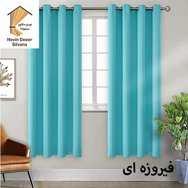 پرده نوین دکور سیلوانا مدل کتان 23 سایز 230 × 140 سانتی متر