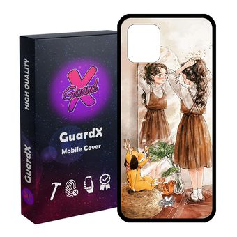 کاور گارد ایکس طرح Girl مدل Glass10306 مناسب برای گوشی موبایل سامسونگ Galaxy Note 10 Lite