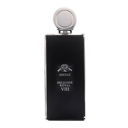 ادو پرفیوم مردانه هریتیج مدل EXCLUSIVE ROYAL VIII با رایحه گرم و شیرین حجم 120 میلی لیتر