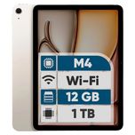 تبلت 13 اینچ اپل مدل iPad Air 2026 M4 Wi-Fi ظرفیت 1 ترابایت و رم 12 گیگابایت، رزولوشن دوربین اصلی 12 مگاپیکسل، پشتیبانی از قلم و
