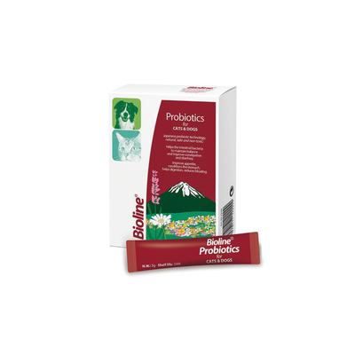 پودر پروبیوتیک سگ و گربه‌ی بایولاین / Bioline probiotics for cats & dogs