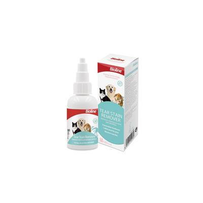 قطره نظافت چشم حیوانات خانگی بایولاین  / Bioline tearstain remover