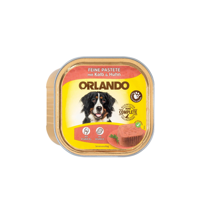ووم سگ اورلاندو با طعم گوشت گاو و پرندگان شکاری /  Orlando wom dog with beef & poultry