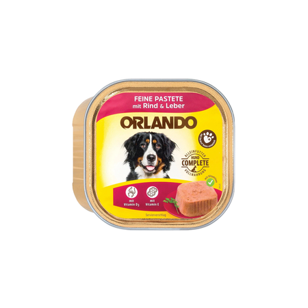 ووم سگ اورلاندو با طعم بره /  Orlando wom dog with beef & liver