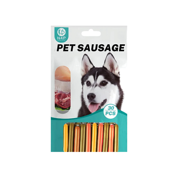 تشویقی سوسیسی در 3 طعم / N4P dog snack sausages