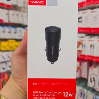 شارژر فندکی 12 وات ترانیو مدل 2.4َA کد T-C20