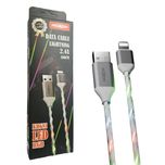 کابل موکسوم مدل MOXOM KH-68 LED IPHONE سفید