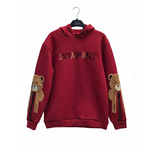 هودی دخترانه کلاه دار تدی