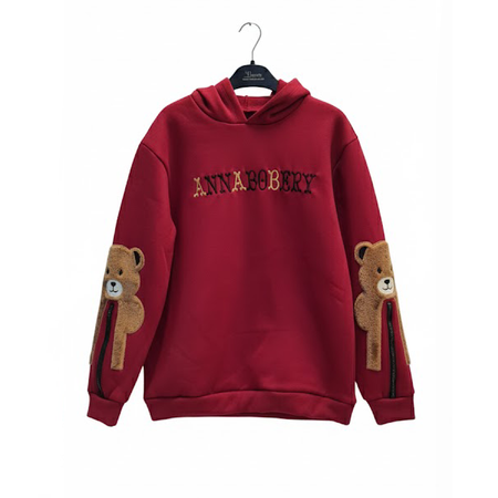 هودی دخترانه کلاه دار تدی