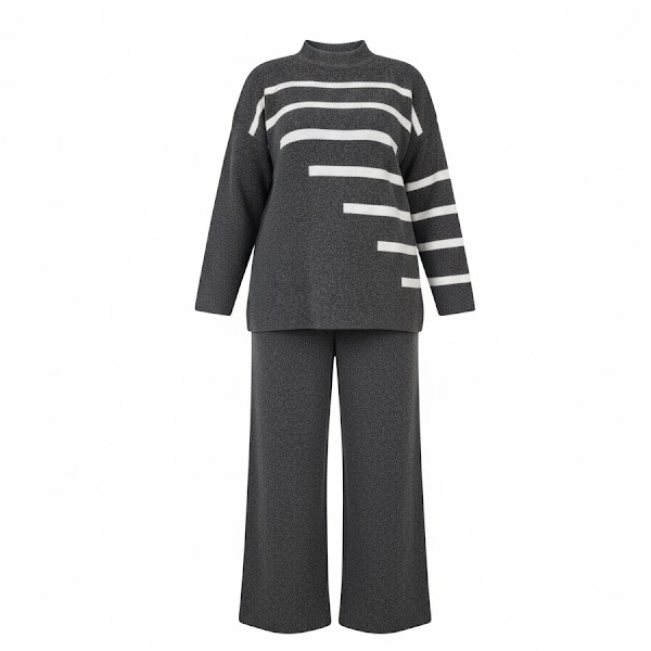 ست بافت بلوز و شلوار زنانه