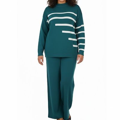 ست بافت بلوز و شلوار زنانه