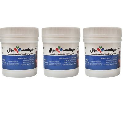 مولتی مینرال و عناصر کمیاب جهت تقویت عمومی و افزایش نطفه پرندگان میکسرال مدل PENTA MIX بسته 3عددی