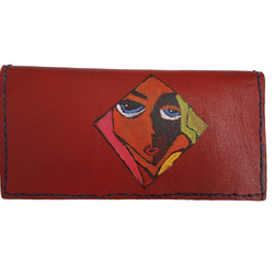 کیف پول دست دوز طرح نقش بین