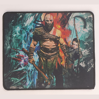 موس پد حرفه ای گیمینگ طرح خدا جنگ (God Of War) سایز 23*26