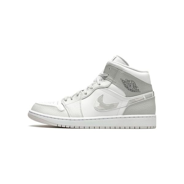Nike Air Jordan 1 Mid White Grey Gray Camo DC9035-100