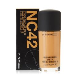 کرم پودر استودیو فیکس مک MAC Studio Fix Fluid SPF15 – رنگ NC42 (اصل)