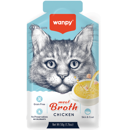 سوپ آبگوشت ونپی با طعم مرغ / Wanpy meat broth with chicken